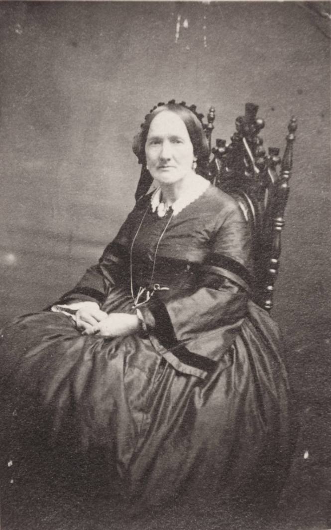 Unknown seated woman