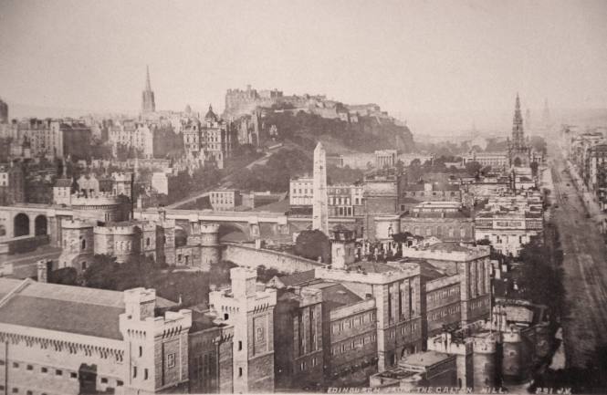 Edinburgh, from the Calton Hill