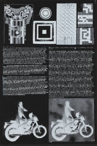 The Ritual Man inspring of the Area's Culture from General Dynamic F.U.N., Volume E (Volume II of Moonstrips Empire News) portfolio of 50