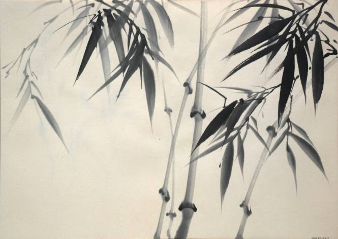 Bamboo and Leaves
