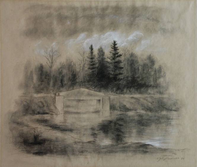 Bridge, Sunset Lake