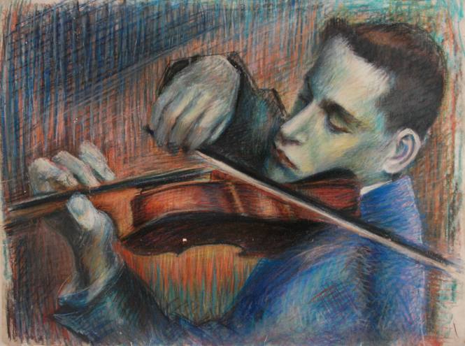 Portrait of Paul Zukofsky, Violinist