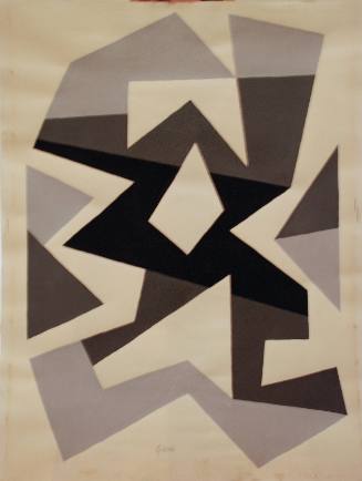 Untitled (Cubistic gray scale study)