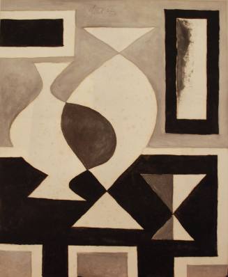 Untitled (Black and white composition)