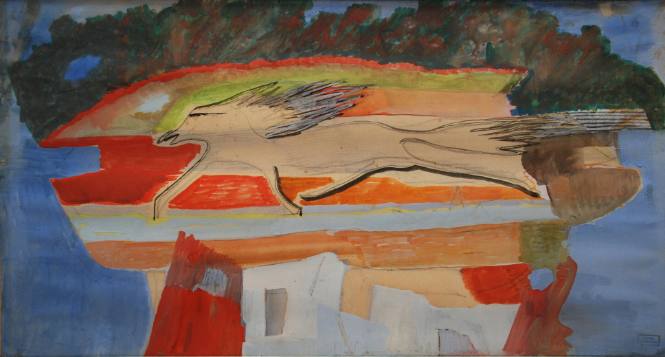 Untitled (Running animal)