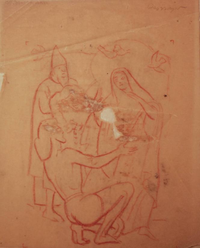 Untitled (Group figure study)