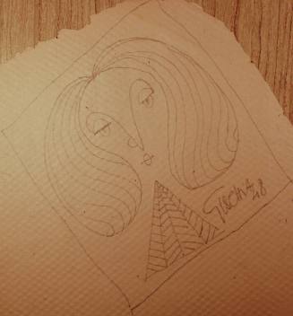 Untitled (Head of a woman)