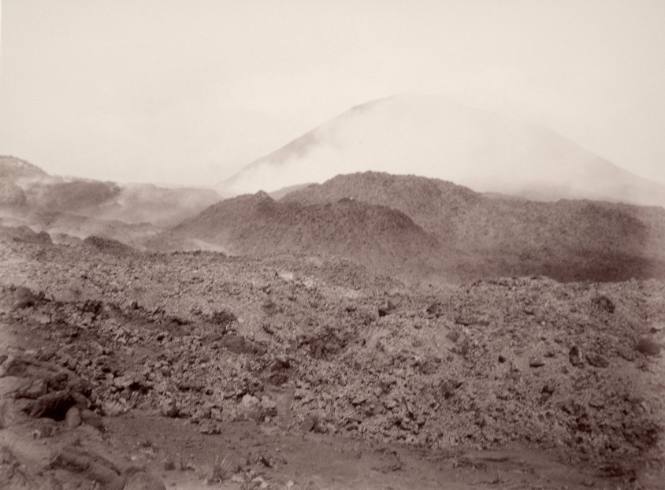 Mt. Vesuvius after the Eruption of 1895