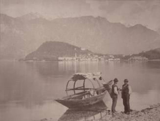 Bellagio, Italy - Two Men at Lakeside