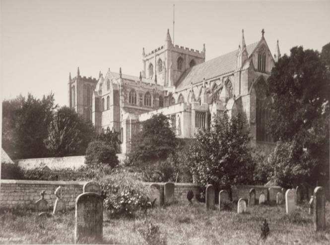 Ripon Cathedral, Ripon England with Cemetary