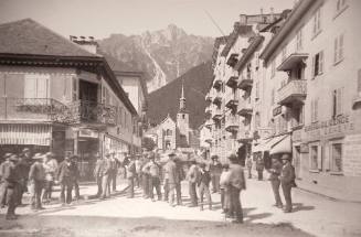 Chamounix, Switzerland; Place l'Eglise