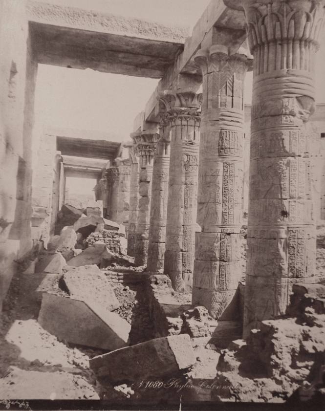 Phylae Colonnade du temple du ___(illegible)