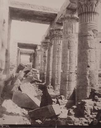Phylae Colonnade du temple du ___(illegible)