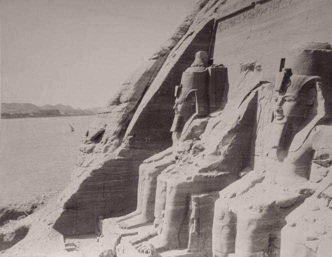 Abu-Simbel; 3 Colossal Statues