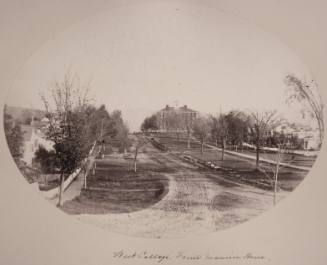 West College, from Mansion House, Williams College, Williamstown, MA