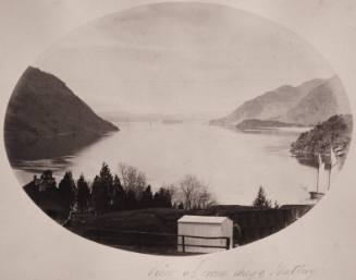 View up from  _Seige Battery, West Point Military Academy, West Point, NY