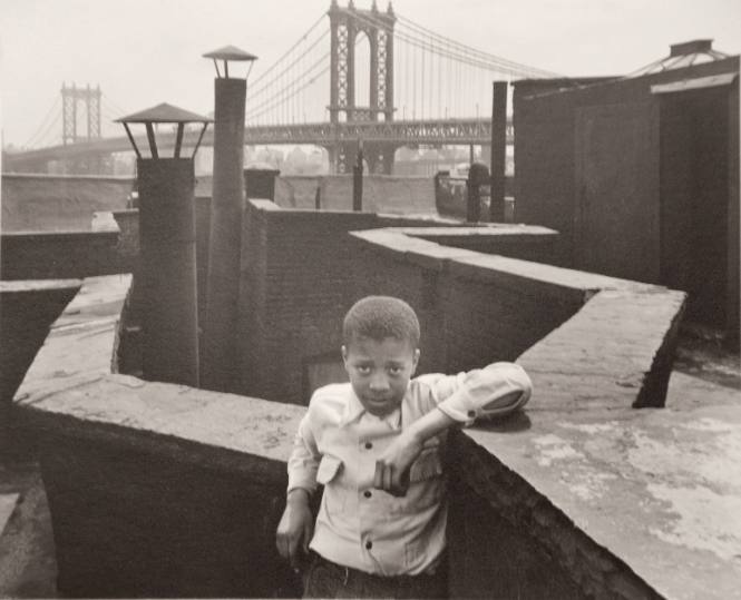 Boy on a Roof, Pitt Street, New York