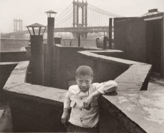 Boy on a Roof, Pitt Street, New York