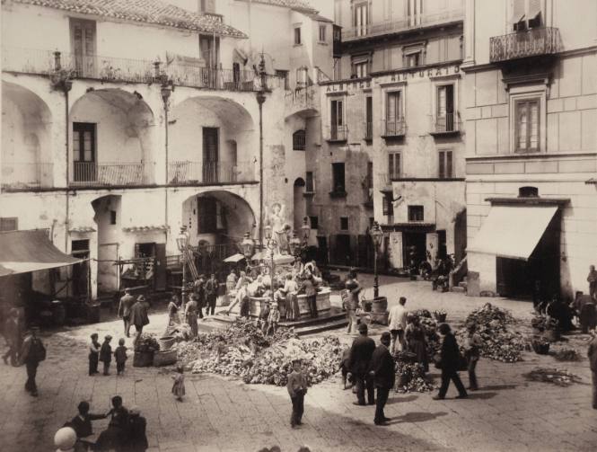 Piazza with a Fountain, Amalfi