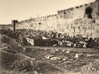 Jerusalem, Walls and Golden Door [Ten Views of the Holy land and Nubia]