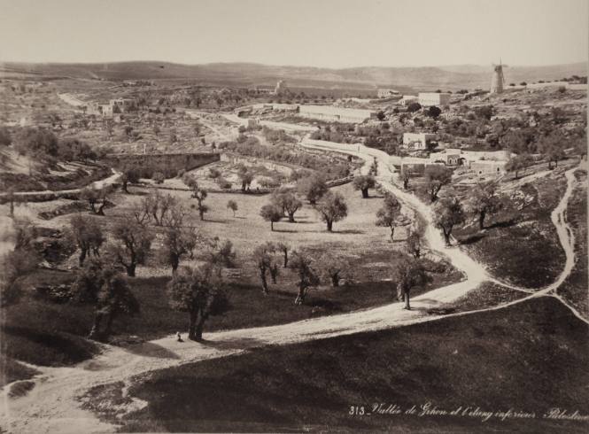 Valley of Gihon and the Lower Reservoir, Palestine [Ten Views of the Holy land and Nubia]