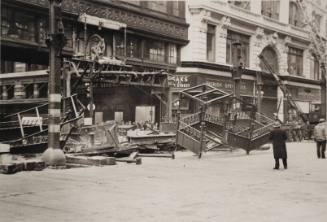 [One of Twelve views of the demolition of the Sixth Avenue El]