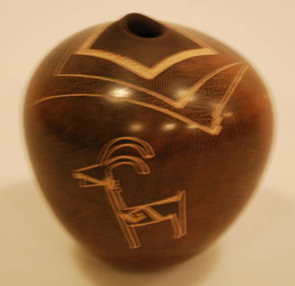 Vessel (Incised mountain ram)