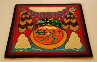 Gourd and prayer stick