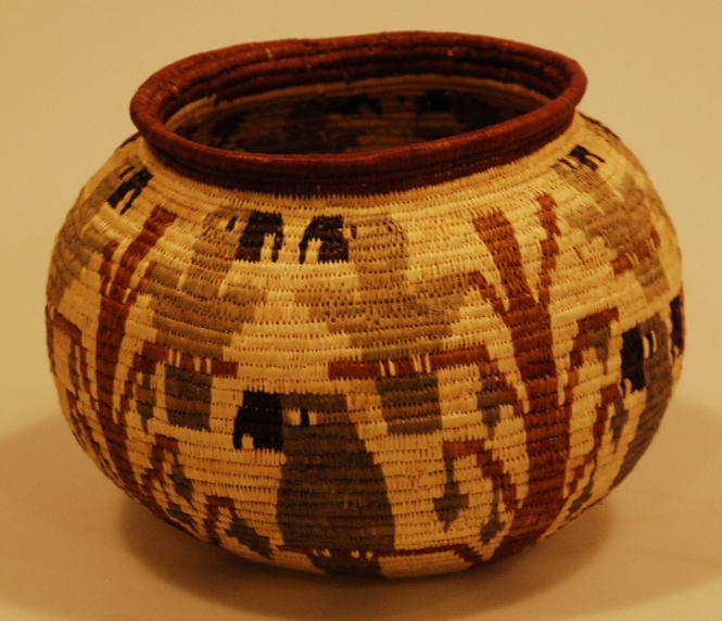 Basket Parrot and Tree Design
