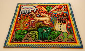Shaman, deer and peyote