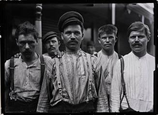 Steelworkers at Russian boarding house in Homestead, PA