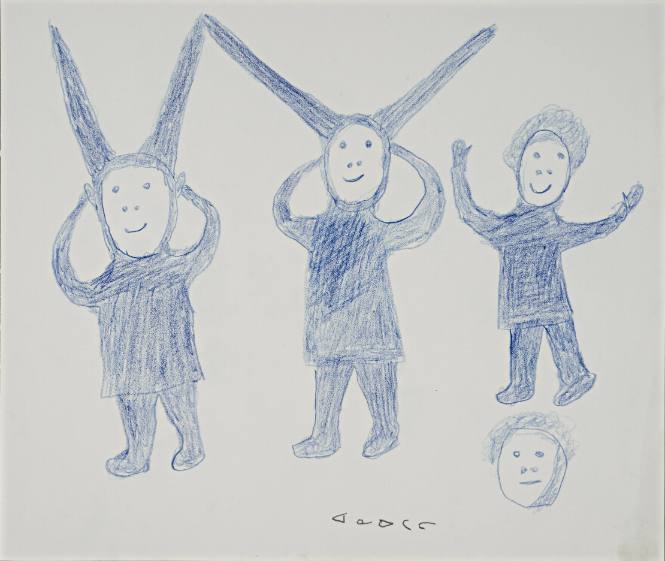 Spirit People with Antlers