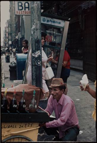 New York (man with snow cones)