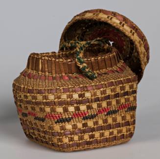 Lidded Basket with Handle