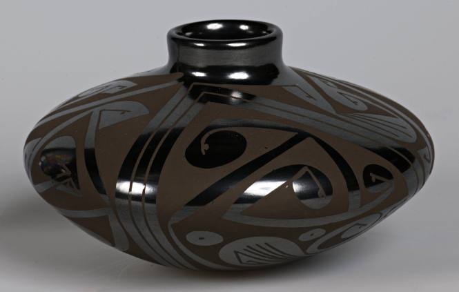 Black-On-Black Pot
