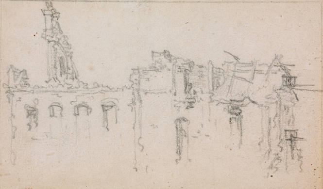 The Ruins of the Abbey of Rijnsburg, Seen From the South West