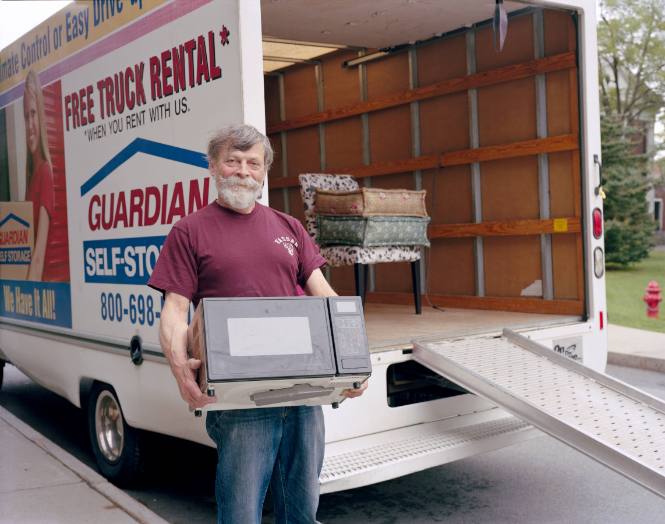 Vassar Dad with Microwave