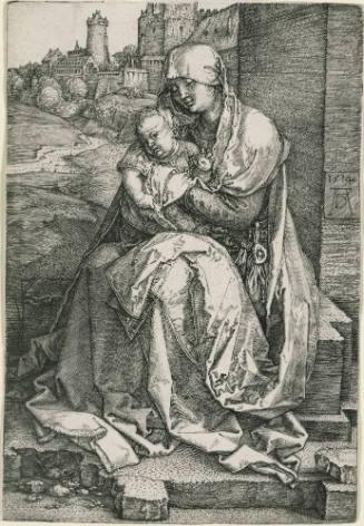The Virgin Sitting by a Wall
