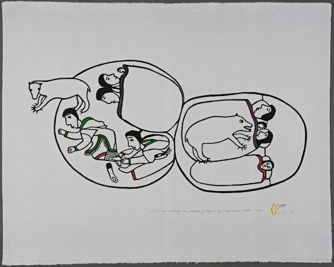 A Nanook Entered the People (from Baker Lake Annual Print Collection portfolio)