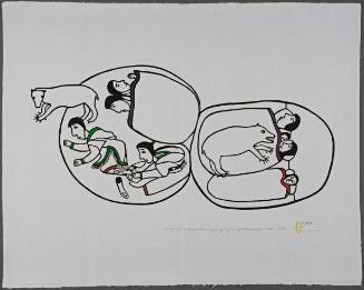 A Nanook Entered the People (from Baker Lake Annual Print Collection portfolio)