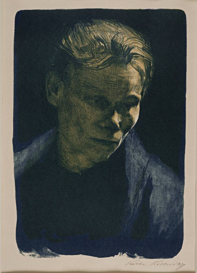Working Woman with Blue Shawl