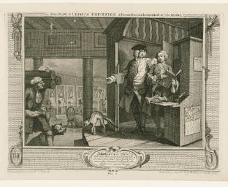 The Industrious Prentice, a Favourite and entrusted by his Master (from Industry and Idleness)