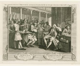 The Industrious Prentice Alderman of London, the Idle one brought before him and Impeached by his Accomplice (from Industry and Idleness)