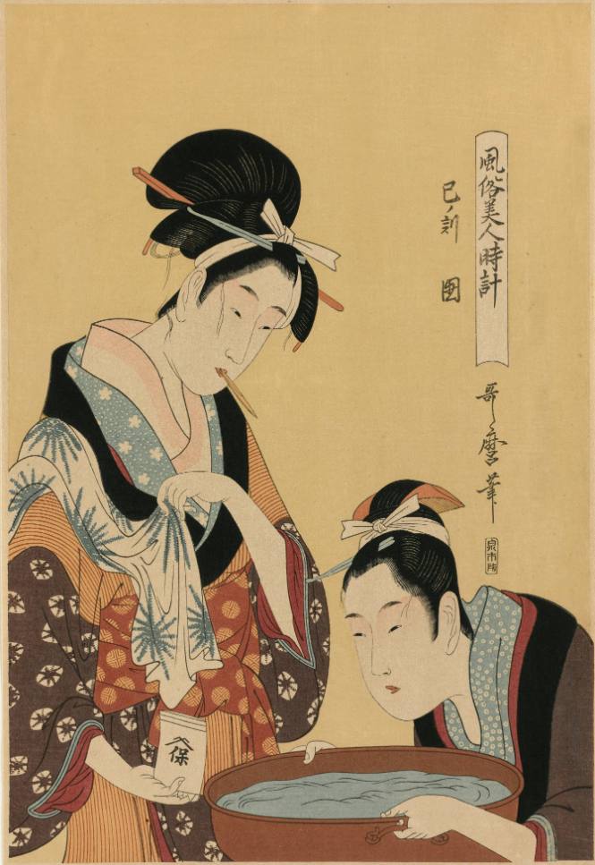 Design of Beauties at Toilette
