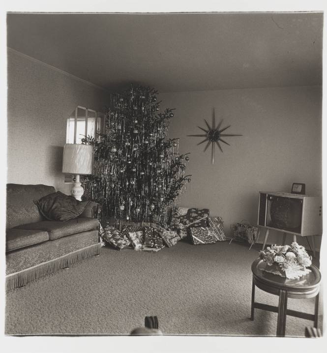 Xmas tree in a living room, Levittown, L.I.