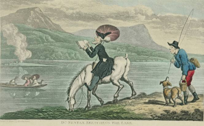 Dr. Syntax Sketching the Lake