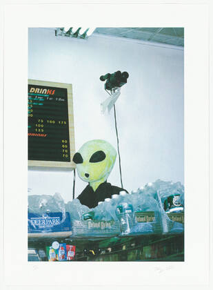 Surveillance; Alien/ Houston St. Deli, from Exit Art portfolio, 1999: Exit 99