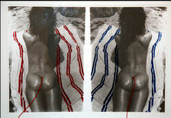 St. Valentine’s Heart on the Beach (cover print), from Exit Art portfolio, 2005: TANTRA