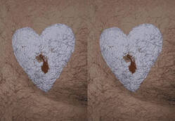 Every American Has Two Hearts (cover print), from Exit Art portfolio, 2006: TRANCE/BORDERS