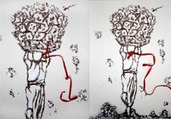 Outsourcing (cover print), from Exit Art portfolio, 2008: Expose
